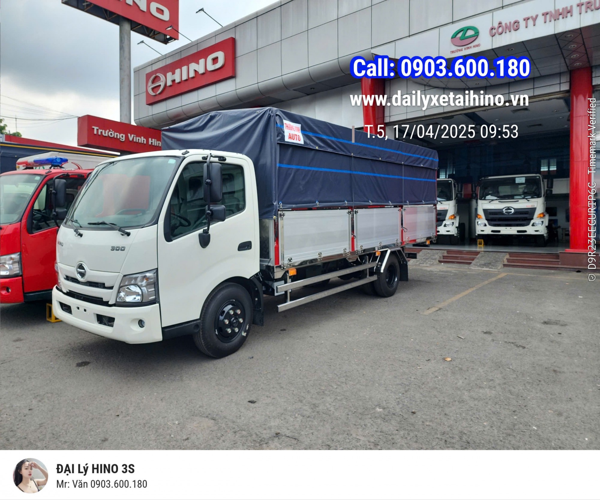Hino 3.8 tấn XZU720L Euro5